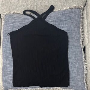 Old Navy Black Cross-Strap Camisole